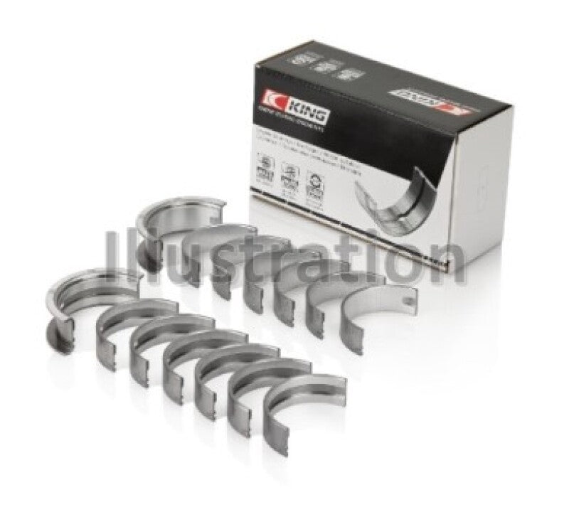 King Engine Bearings MB798AM BMW M20B20-23-25-27/M50B25/M52B20-25-28 Main Bearing Set - Size STD