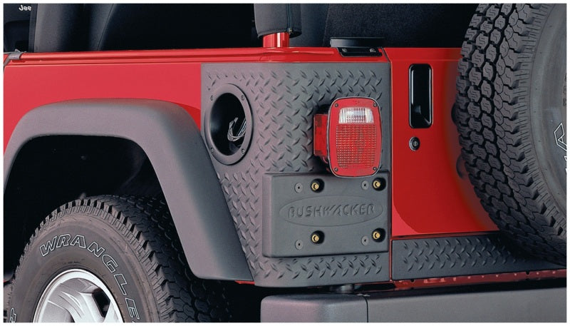 Bushwacker 14004 97-06 Jeep Wrangler Trail Armor Rear Corners - Black