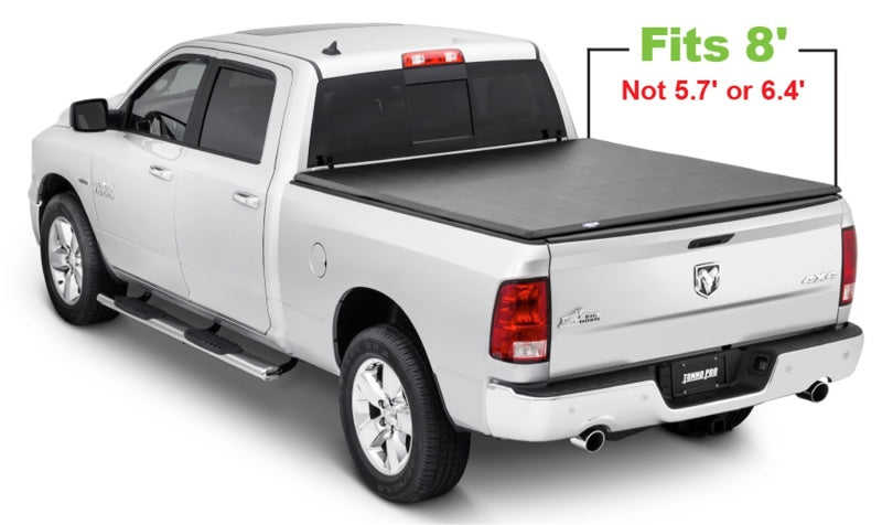 Tonno Pro 42-204 02-19 Dodge RAM 1500 8ft Fleetside Tonno Fold Tri-Fold Tonneau Cover