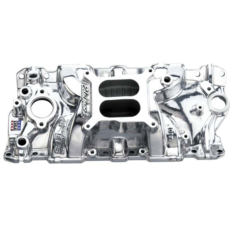 Edelbrock EDE27011 SBC Performer EPS Manifold - Polished