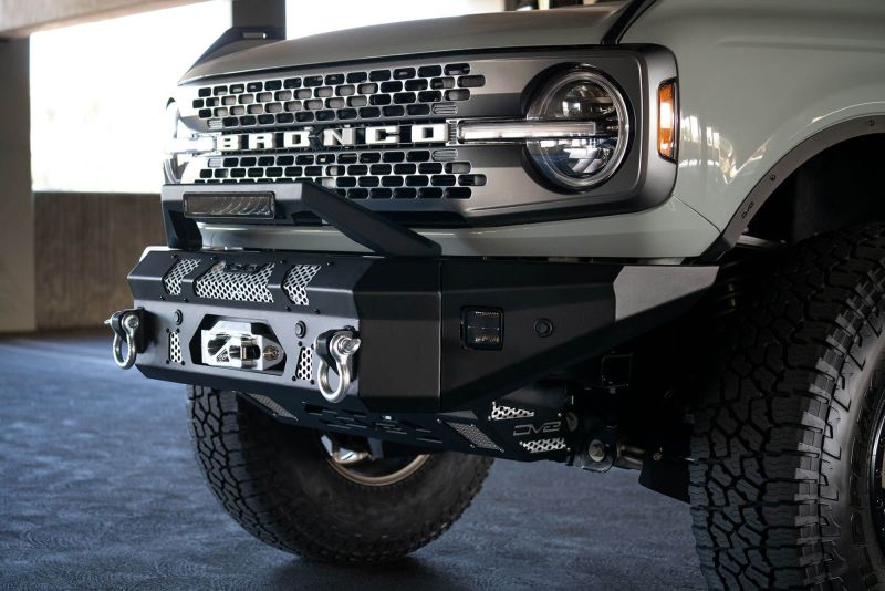 DV8 Offroad LBUN-01 Bull Bar Add-On For DV8 Ford Bronco Bumpers - Fits 13in Elite Series Light Bar