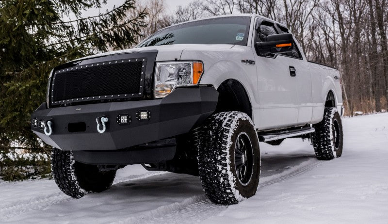 DV8 Offroad FBFF1-02 09-14 Ford F-150 Winch Ready Front Bumper