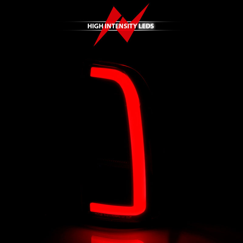 ANZO 311412 00-06 Toyota Tundra (Std. Bed/Reg Cab) LED Taillights w/Light Bar Black Housing Smoke Lens