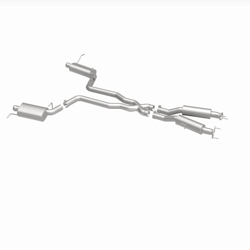 Magnaflow 15064 MagnaFlow 12 Jeep Grand Cherokee V8 6.4L Dual Split Rear Exit Stainless Cat Back Performance Exhaust