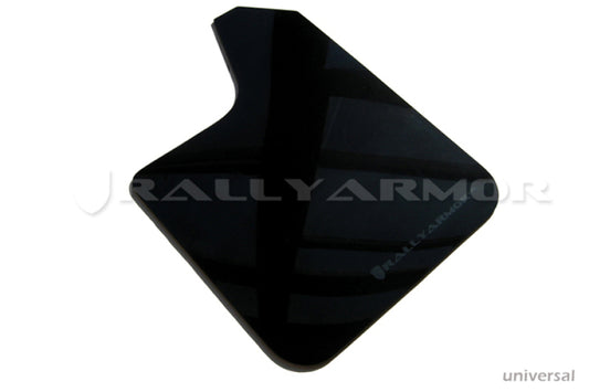 Rally Armor MF12-UR-BLK/GRY Universal Fit (No Hardware) Black UR Mud Flap w/ Grey Logo
