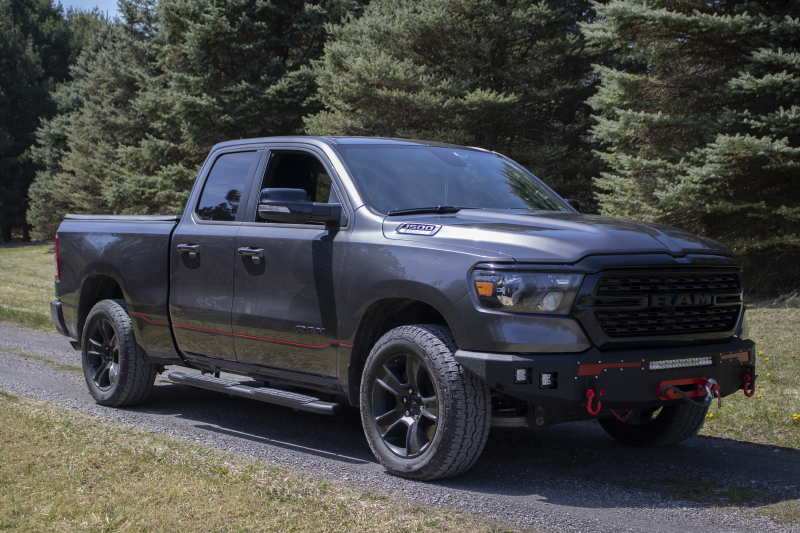 Fishbone Offroad FB22401 2019+ RAM 1500 Pike Winch Plate - Black