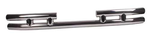 Rugged Ridge 11573.03 3-In Dbl Tube Rear Bumper SS 87-06 Jeep Wrangler