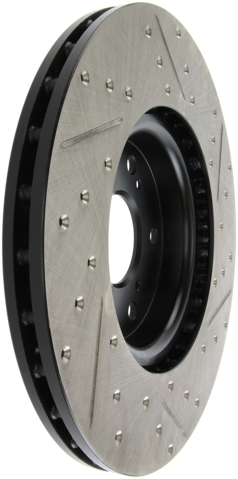 Stoptech 127.40062R StopTech 04-08 Acura TL (Brembo Caliber) SportStop Slotted &amp; Drilled Right Front Rotor