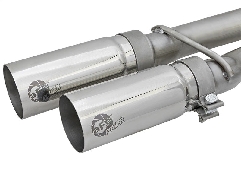 aFe 49-46124-P Rebel Series 3in SS Cat-Back Exhaust System w/ Polished Tip 04-15 Nissan Titan V8 5.6L
