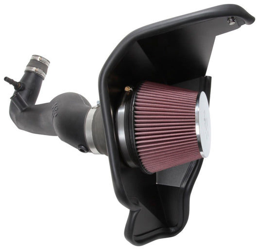 K&N Engineering 63-2606 K&N 2018 Ford Mustang L4-2.3L F/I AirCharger Performance Intake