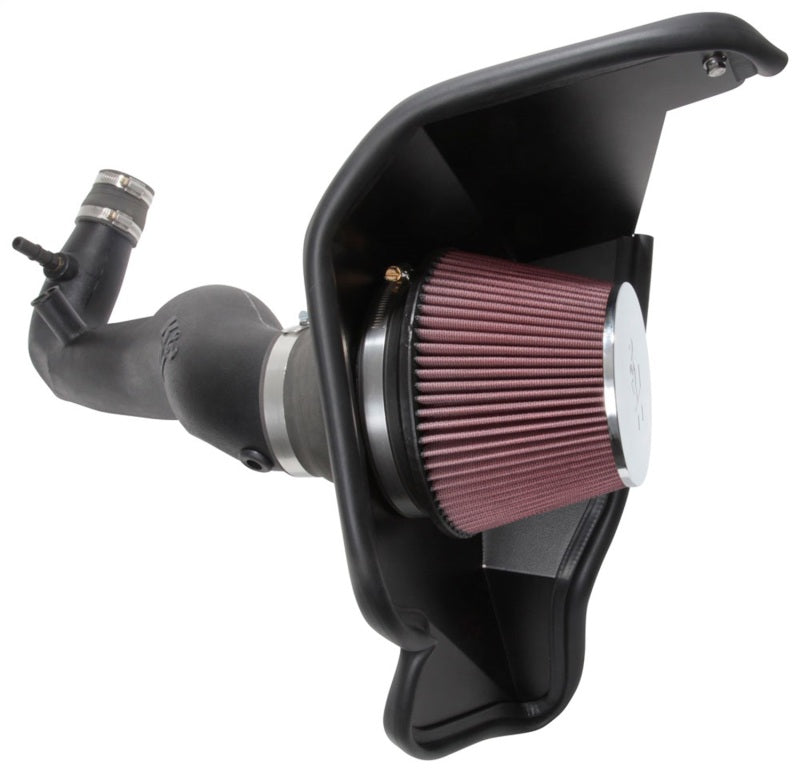 K&N Engineering 63-2606 K&N 2018 Ford Mustang L4-2.3L F/I AirCharger Performance Intake