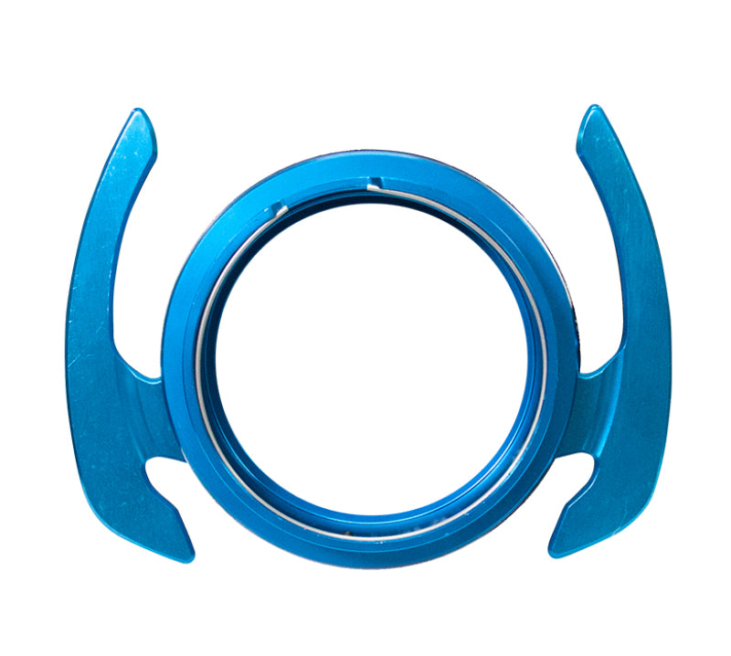 NRG SRK-700BL Quick Release Kit Gen 4.0 - Blue Body / Blue Ring w/ Handles