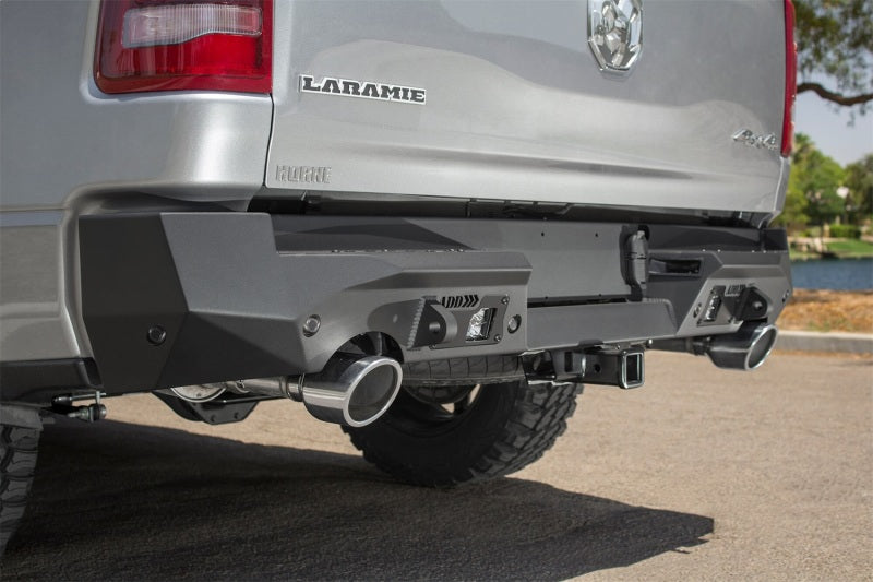 Addictive Desert Designs R551281280103 2019 RAM 1500 Hammer Stealth Fighter Rear Bumper w/ 6 Sensor Cutouts