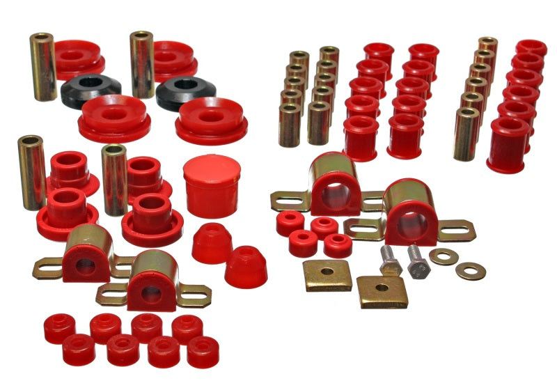 Energy Suspension 7.18107R 95-98 Nissan 240SX (S14) Red Hyper-Flex Master Bushing Set