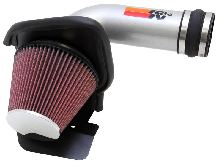 K&N Engineering 69-3531TS K&N 11 Ford Taurus SHO 3.5L V6 Silver Typhoon Cold Air Intake