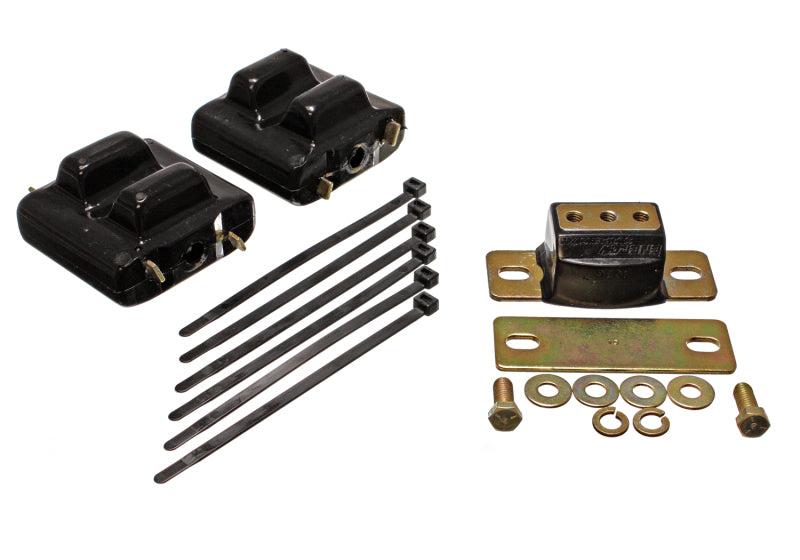 Energy Suspension 3.1128G 87-91 Suburban C10-C30 2WD Black Motor & Transmission Mounts-Zinc Finish