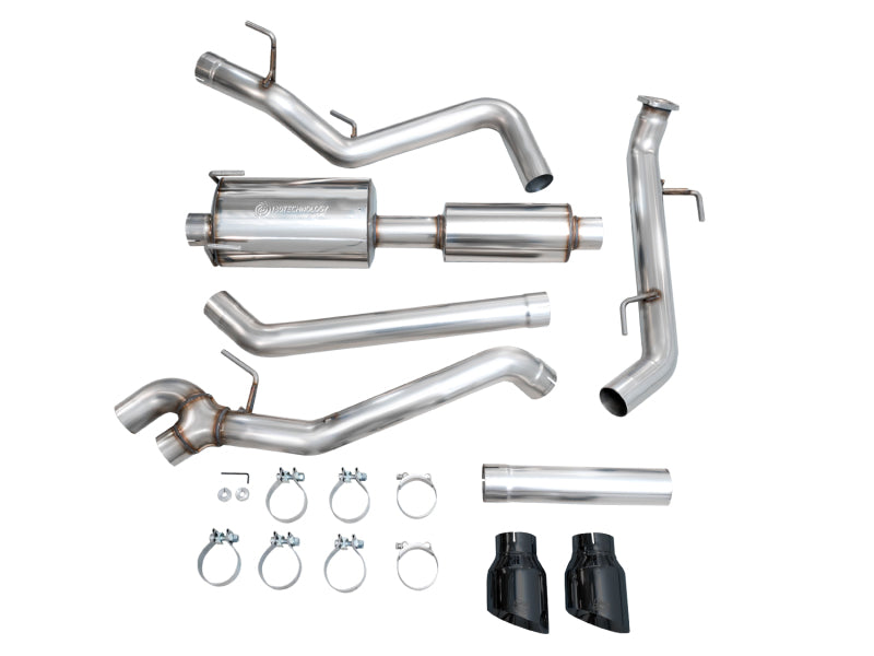 AWE Tuning 3015-33254 AWE Exhaust for 4th Gen Toyota Tacoma Dual Diamond Black Tips