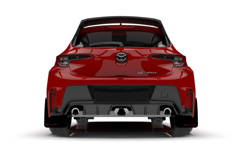 Rally Armor MF89-UR-BLK-RD 23-26 Toyota GR Corolla Black UR Mud Flap w/Red Logo