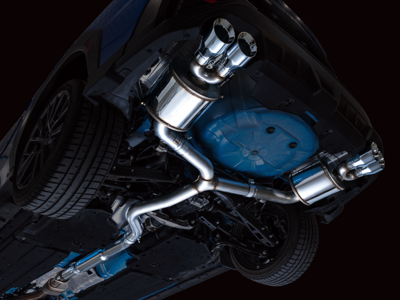 AWE Tuning 3015-42979 2022+ VB Subaru WRX Touring Edition Exhaust - Chrome Silver Tips