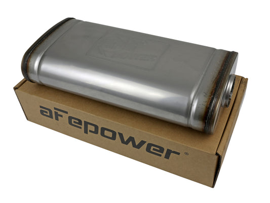 aFe 49M30019 MACH Force XP 304 Stainless Steel Muffler 2.5in Center/Offset 18in L x 9in W x 4in H