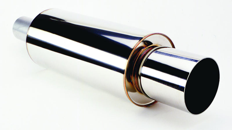 HKS 3106-EX007 Universal SS Hi-Power Muffler (120mm tip / 75mm piping) (SUS304 NO COATING)