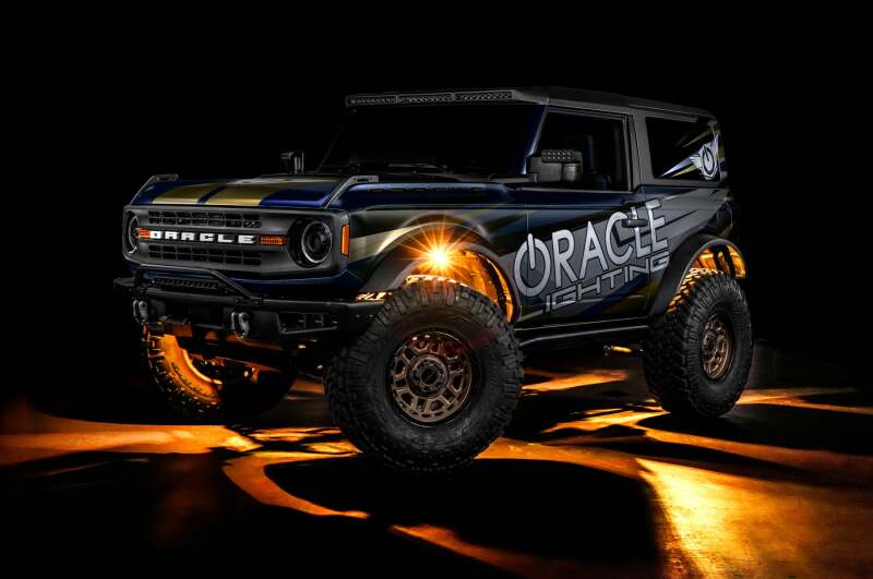 ORACLE Lighting 5895-339 Oracle Underbody RGB+W Wheel Well Rock Light Kit - 4 PCS - ColorSHIFT