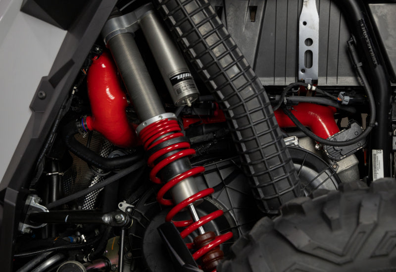 Mishimoto MMHOSE-RZR-16AIRD 2016+ Polaris RZR XP Turbo Silicone Intake J-Tube - Red