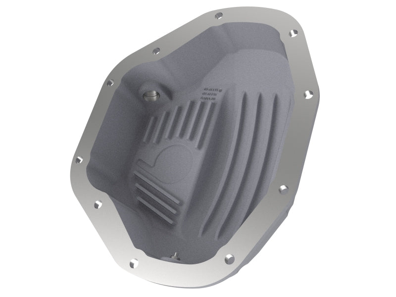 aFe 46-70030 Rear Differential Cover (Raw; Street Series); Dodge Diesel Trucks 94-02 L6-5.9L (td)