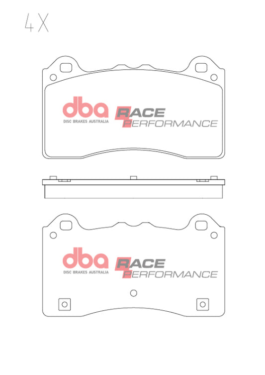 DBA DB15025RP 17-19 Ford Focus RS Front RP Performance Brake Pads