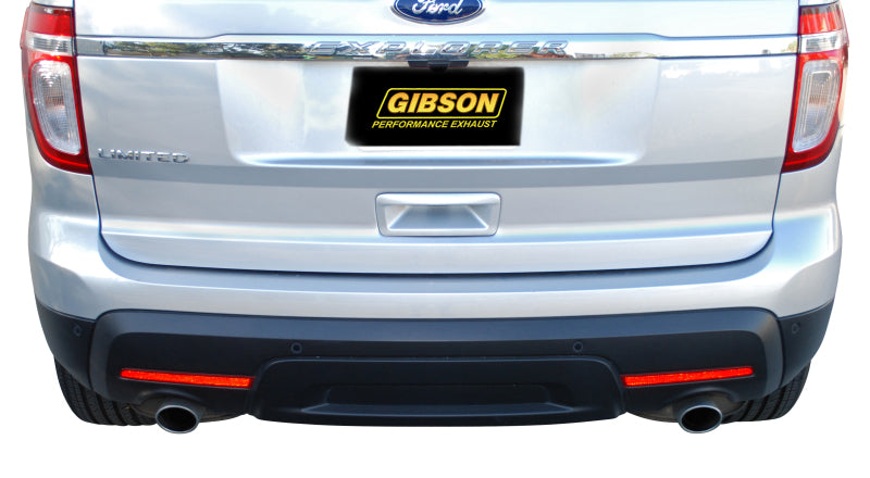 Gibson 619693 11-18 Ford Explorer Base 3.5L 2.25in Axle-Back Dual Exhaust - Stainless
