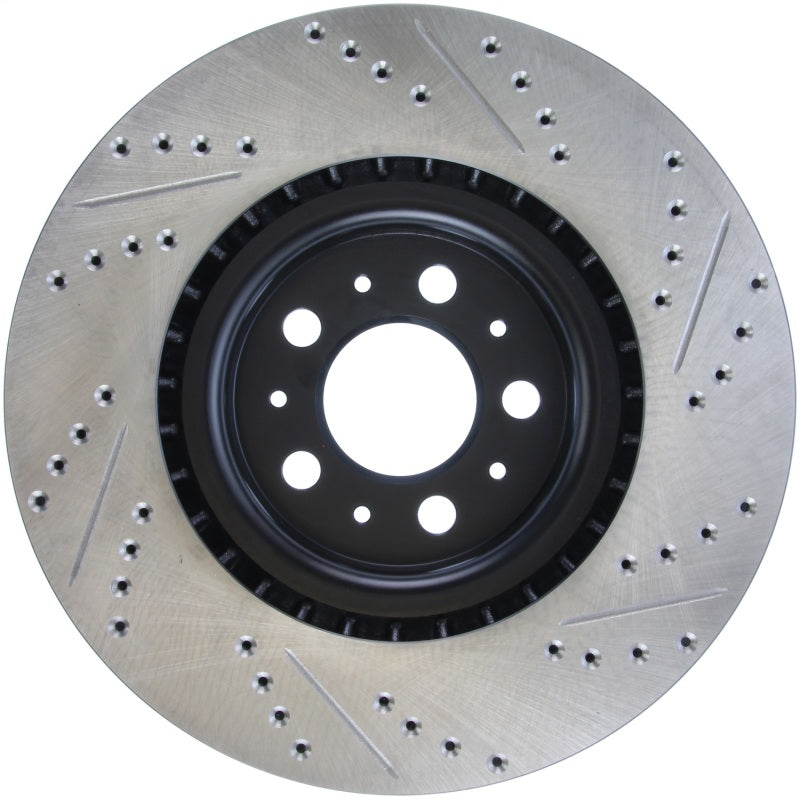Stoptech 127.39035R StopTech Slotted & Drilled Sport Brake Rotor