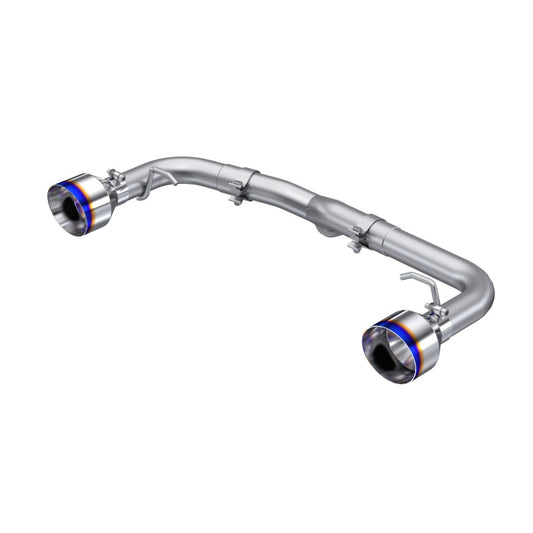MBRP S48053BE 2022 Subaru BRZ 2.4L/Toyota GR86 2.4L 2.5in Dual Split Rear Exit w/5in OD Burnt End Tips - T304