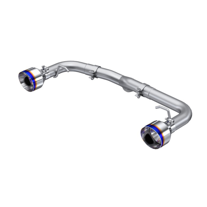 MBRP S48053BE 2022 Subaru BRZ 2.4L/Toyota GR86 2.4L 2.5in Dual Split Rear Exit w/5in OD Burnt End Tips - T304