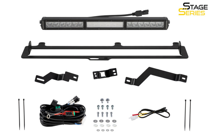 Diode Dynamics DD7416 2022+ Toyota Tundra TRD Pro Grille Light Bar Kit - Amber Combo