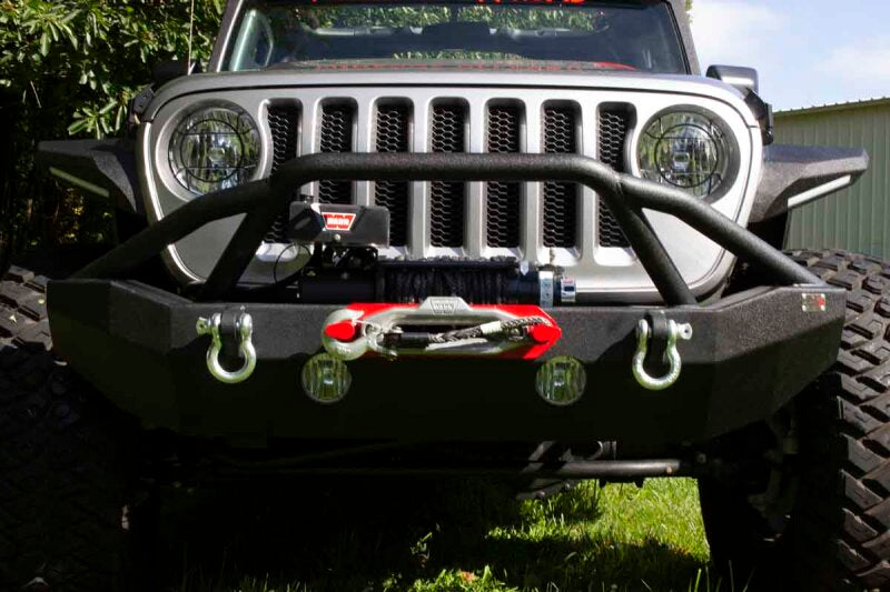 Fishbone Offroad FB22088 2018+ Jeep Wrangler JL Mid-Width Winch Front Bumper