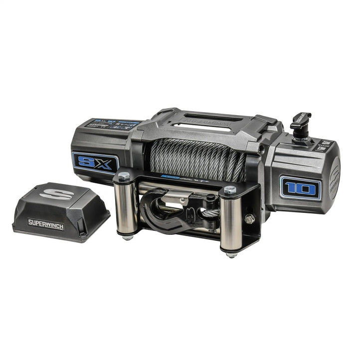 Superwinch 1710200 10000 LBS 12V DC 3/8in x 85ft Wire Rope SX 10000 Winch