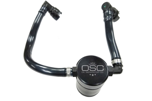 J&L 3024P-B 2018-2023 Ford Mustang GT Passenger Side Oil Separator 3.0 - Black Anodized