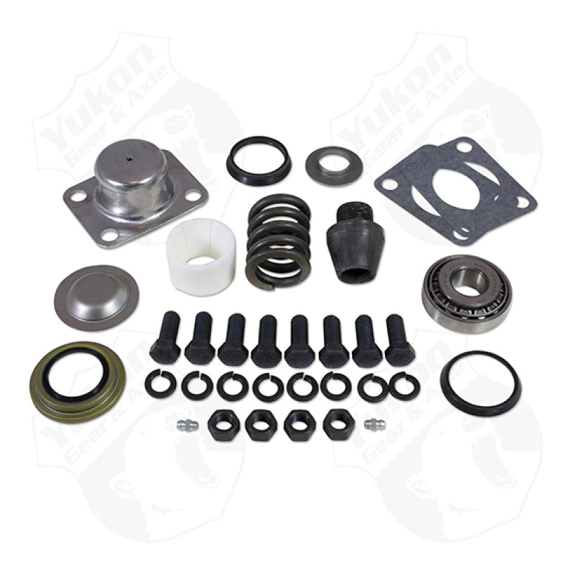 Yukon Gear & Axle YP KP-001 Yukon Gear Rplcmnt King-Pin Kit For Dana 60(1) Side (Pin/Bushing /Seals /Bearings /Spring /Cap)