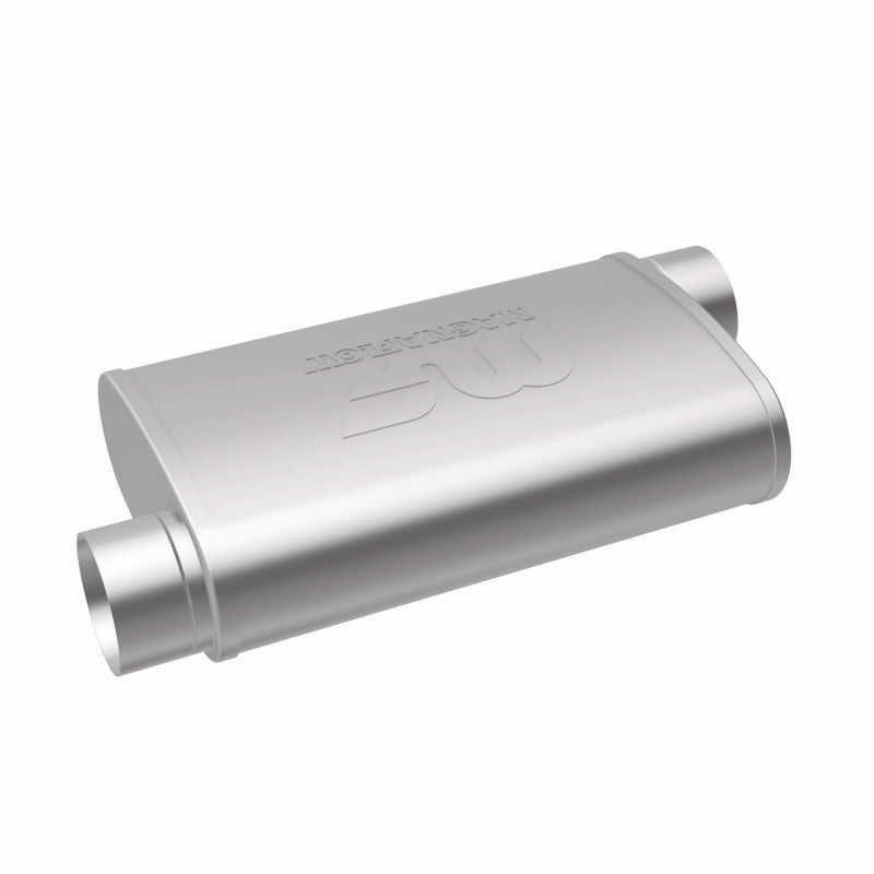 Magnaflow Perf Exhaust MAG11239 Stainless Steel Muffler 3in In/Out Offset/Offset