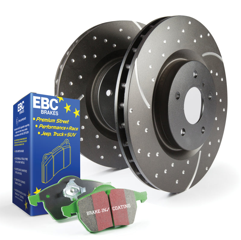 EBC S3KF1254 S3 Kits Greenstuff Pads and GD Rotors