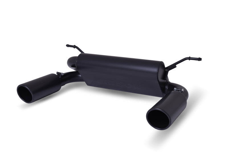 Gibson 617307-B 18-22 Jeep Wrangler JL Rubicon 3.6L 2.5in Cat-Back Dual Split Exhaust - Black Elite (Ceramic)