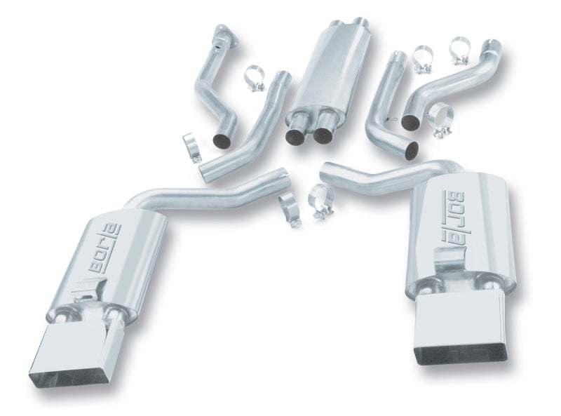 Borla 14385 92-96 Chevrolet Corvette Hatchback/Conv 5.7L 8cyl 4/6 Spd Touring SS Catback Exhaust