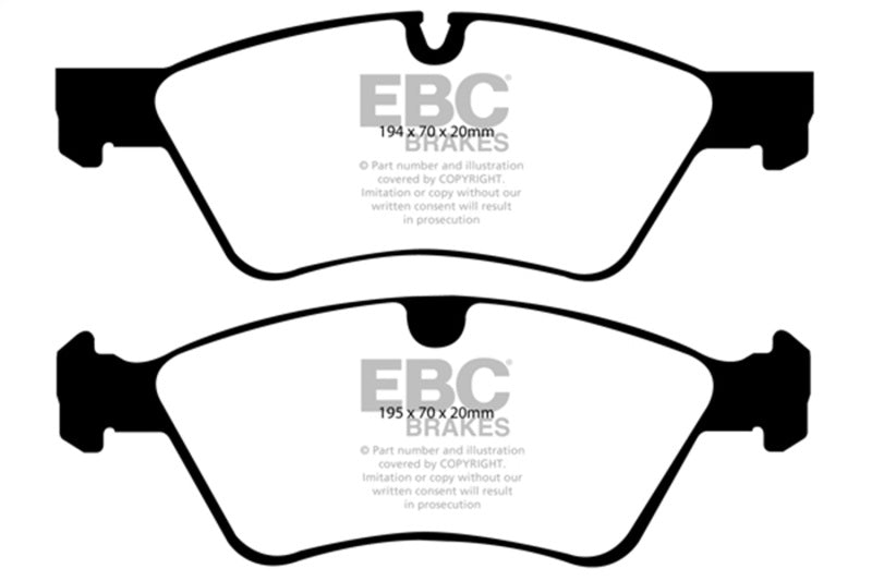 EBC DP41592R 06 Mercedes-Benz E500 5.0 4-Matic Yellowstuff Front Brake Pads