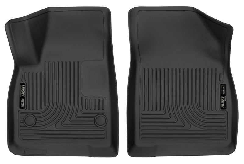 Husky Liners 52251 17-23 Cadillac XT5/17-23 GMC Acadia 2nd Row Bench X-Act Contour Black Front Floor Liner