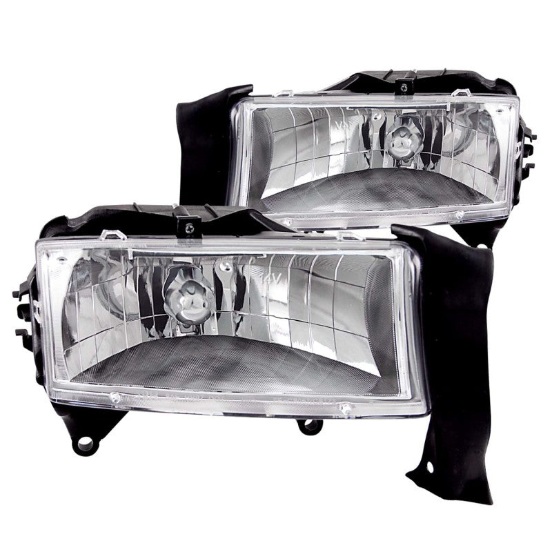 ANZO 111021 1997-2004 Dodge Dakota Crystal Headlights Chrome