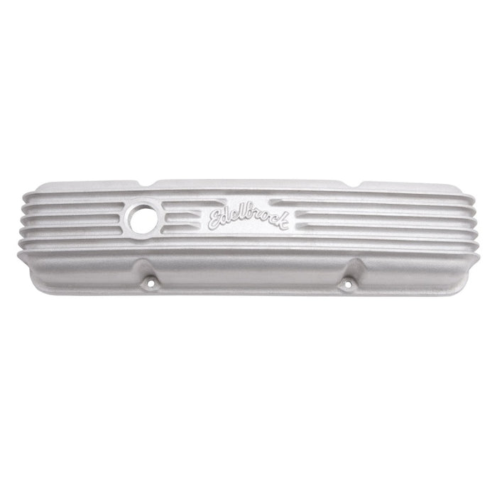 Edelbrock EDE41449 Valve Cover Kit Classic Finned SBC 59-86