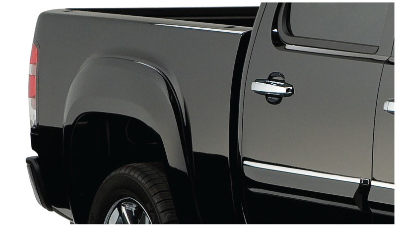 Bushwacker 40939-02 07-13 GMC Sierra 1500 Fleetside OE Style Flares 4pc 69.3in Bed - Black