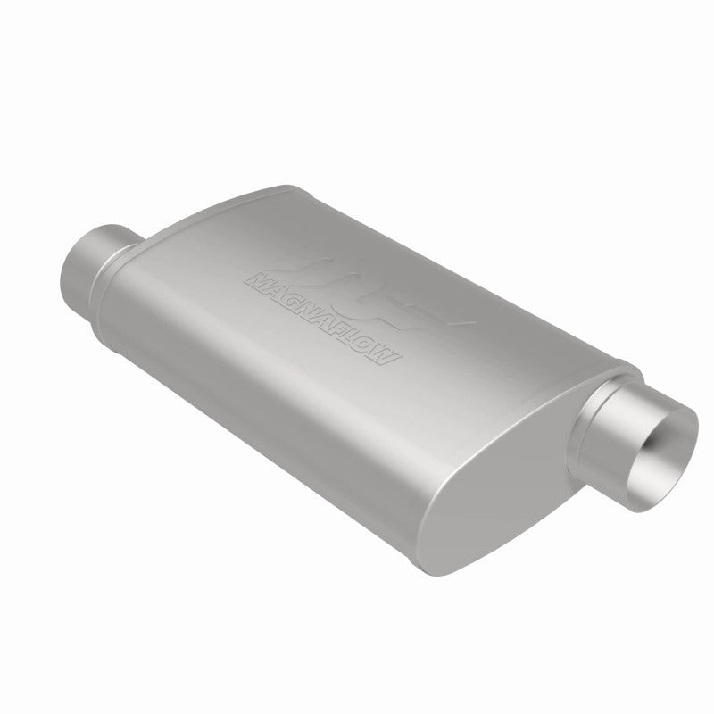 Magnaflow Perf Exhaust MAG11239 Stainless Steel Muffler 3in In/Out Offset/Offset