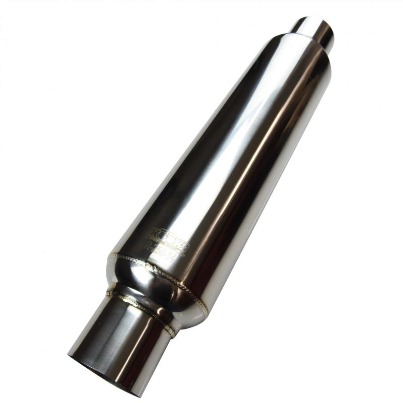 Kooks Headers R250-14 Kooks Universal 2 1/2in Round Muffler 14in Long. Pol SS
