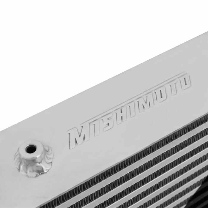 Mishimoto MMINT-UG Universal Silver G Line Bar & Plate Intercooler Overall Size: 24.5x11.75x3 Core Size: 17.5